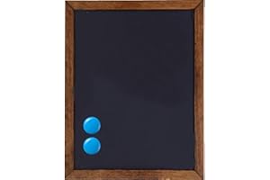 Besso Premium 11x14 Small Chalkboard - Rustic Pine Wood Frame | Kitchen Wall Decor, Tabletop Signs for Weddings, Menu Board with Magnetic, Non-Porous Surface | Wipes Easily with Regular/Liquid Chalk