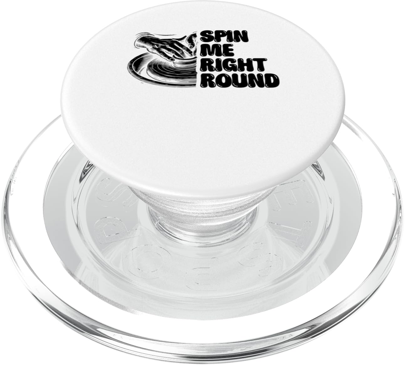 Spin Me Right Round Clay Potter Kiln Pot Making Pottery PopSockets PopGrip for MagSafe