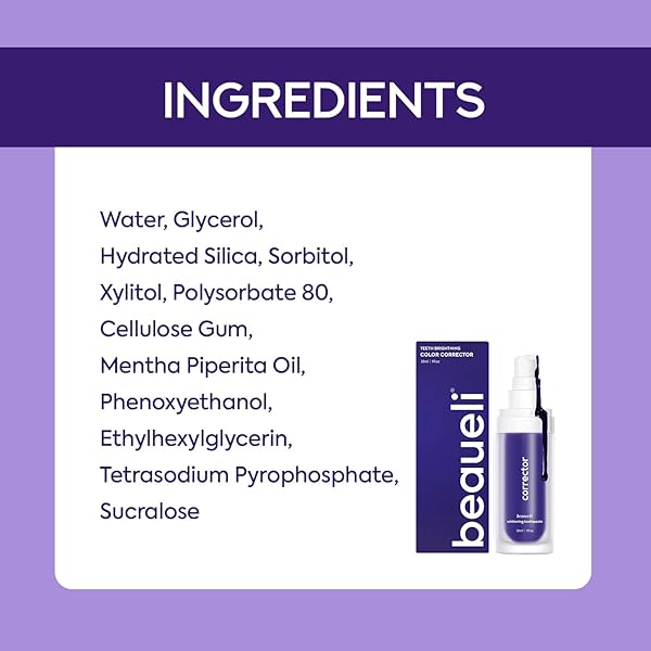 PURPLE WHITENING TOOTHPASTE FOR ADULTS – TEETH WHITENING, 30ML