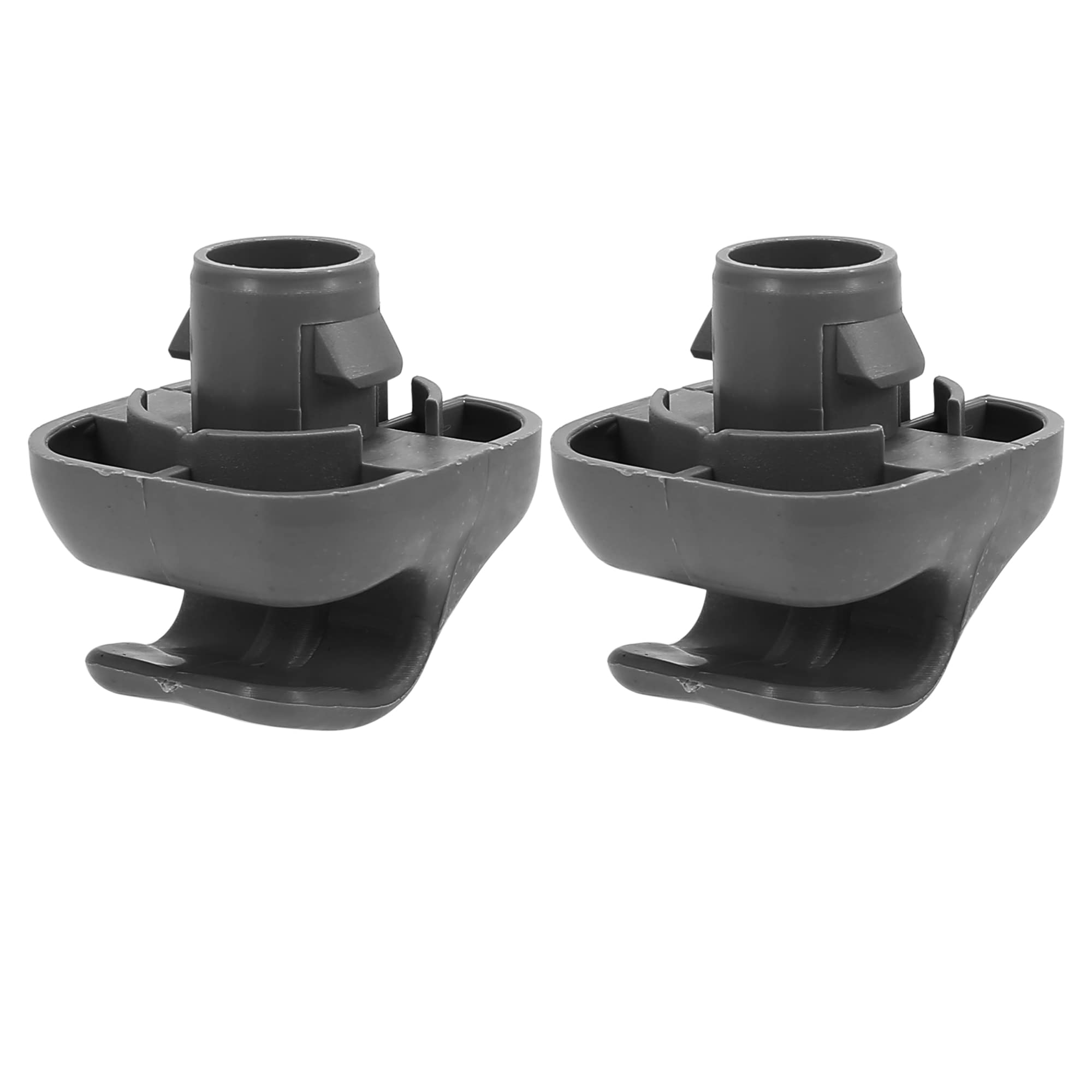 Photo 1 of X AUTOHAUX 2pcs Gray Car Plastic Sun Visor Hook Clip Bracket Retainer 88217S04003ZA for Honda Accord Civic CR-V Element Odyssey Pilot Ridgeline