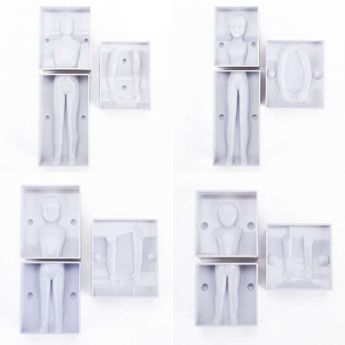 Surepromise 3d 4 Styles Woman Man Boy Girl All Family Human Body Doll Figure Shape Cake Toppers Icing Decorating Fondant Sugarcraft Mould Mold Tools Buy Online In Grenada At Desertcart