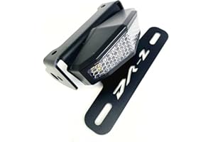 GYUKSIA Compatible with Suzuki DRZ400S 400SM 400E 2000-2021 LED Brake Tail Light Turn Signal Blinker License Plate Holder Rear Tail Tidy Fender Eliminator Kit (Clear)