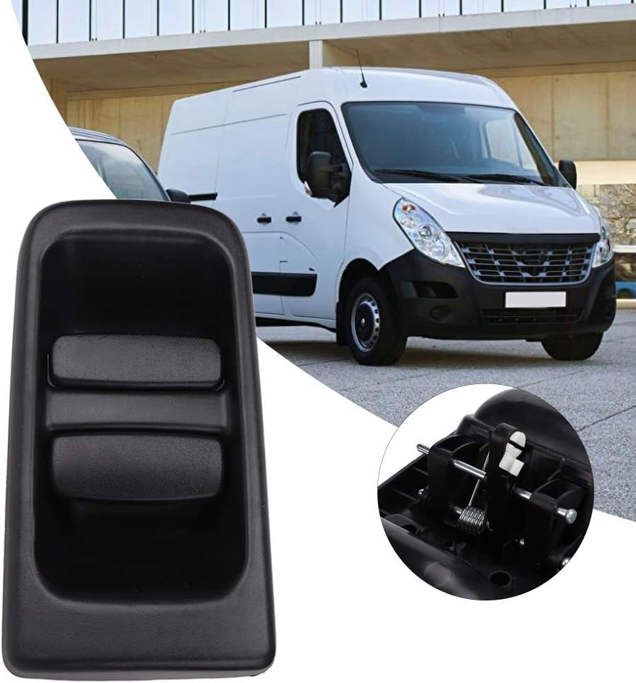 Fydun Right Exterior Outer Door Handle Fit for II 7700352420 4500454 8200856290, Black - Image 4