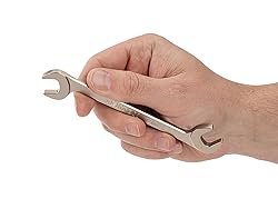 TEKTON 12 mm Angle Head Open End Wrench | WAE84212