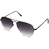 SOJOS Men's Women's Aviator Sunglasses, Classic Semi Metal Frame INSPIRATION SJ1106
