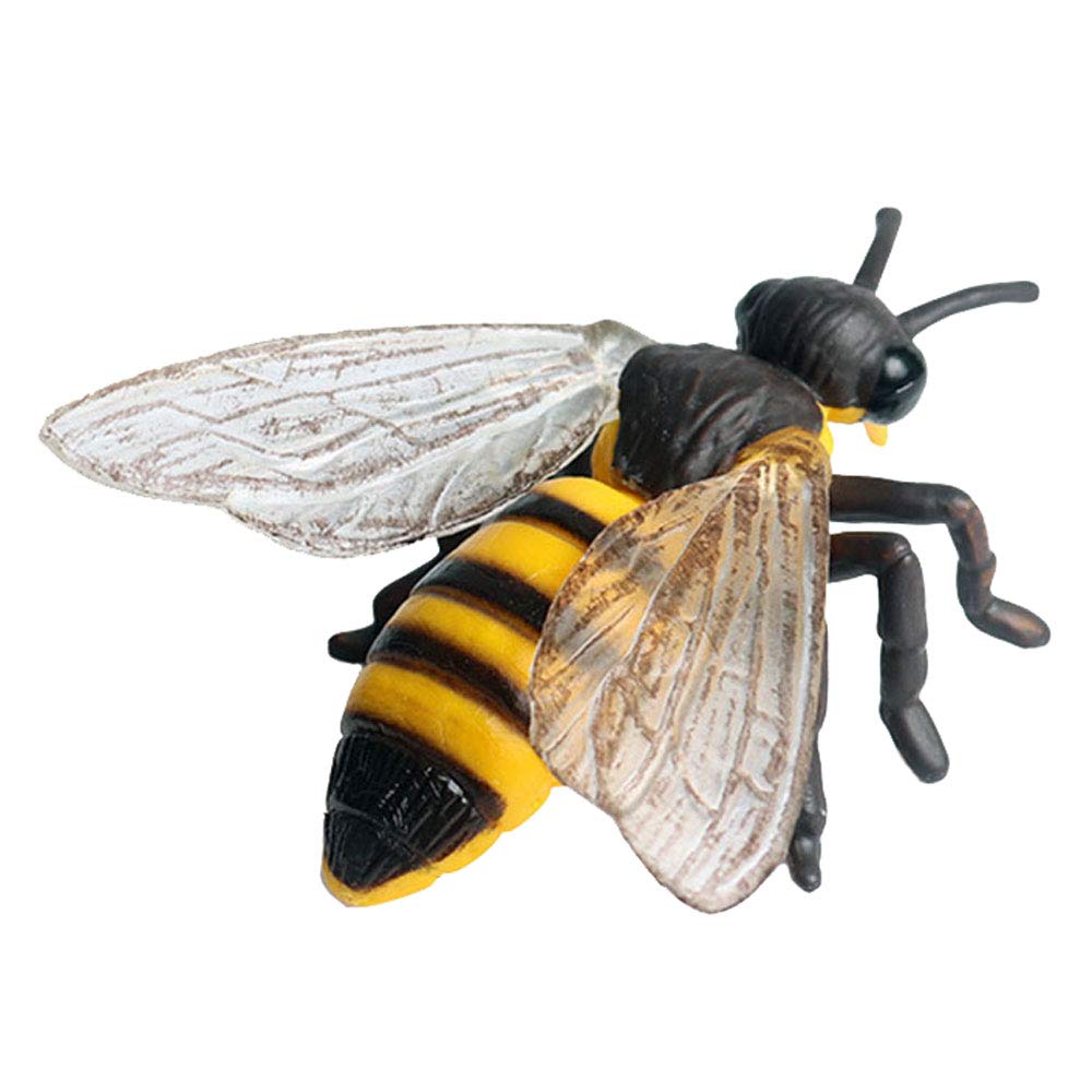 Photo 1 of JOKFEICE Realistic Animal Figures Honeybee Figurines Insect Toy, Science Project, Cake Topper, Early Educational Toys Birthday for Toddlers Kids Age 3 4 5