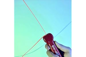 GENERIC The ShotCord-Glow in The Dark String Launcher Toy Gift for All-Unleash Your Wonder with This Gravity Evading Fun Rope Lasso Fidget Toy (Fire Red)