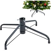 Metal Christmas Tree Stand for 3 Ft to 7 Ft Christmas Artificial Trees | 15.7 Inch Replacement Xmas Tree Stand Base Universal Folding Tree Stand, Fits 0.5-1.25 Inch Tree Pole, Green
