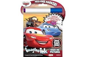 BENDON Cars Imagine Ink | Cars Coloring Book | Disney Pixar Cars Imagine Ink | Car Color Book | Car Racing Coloring | Lightning McQueen Activity Books | Mess Free Marker | Officially Licensed