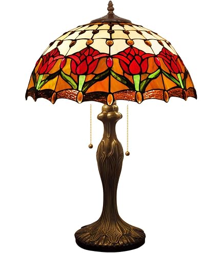 Dale Tiffany TT15097 Zenia Rose Tiffany Table Lamp - Amazon.com