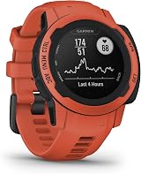 Garmin Instinct 2S Rugged GPS Smartwatch Solar Poppy Renewed view 5
