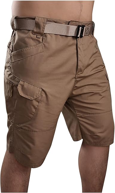 Tpingfe Mens Summer Knee Length Joggers Short Pants Drawstring Casual Sweat Shorts with Pockets 