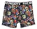 Five Nights at Freddy's Action Underwear 2 Pack Boys Boxer Briefs (Medium, 8)