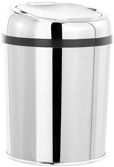 infactory Sensor Mülleimer: Abfalleimer mit Hand-Bewegungssensor, 3 Liter (Sensor Eimer)