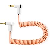 MyVolts Candycord Korg - Cable de audio especial Volca/Operador de bolsillo, mini conector en ángulo a mini conector en ángul