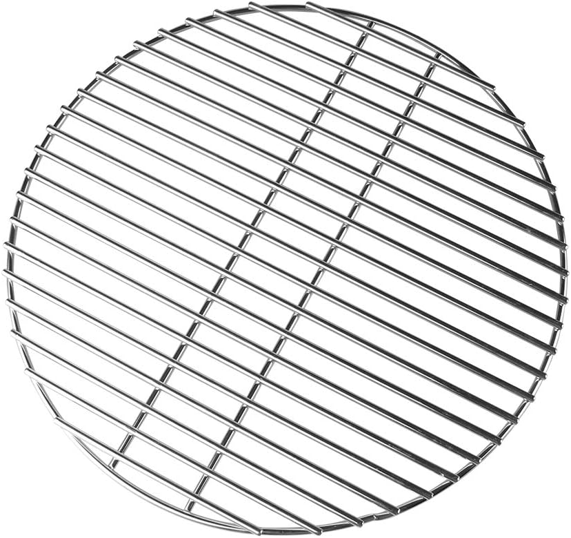 WRKAMA Outdoor BBQ High Heat Stainless Steel Charcoal Fire Grate Fits for XL Big Green Egg Fire Grate and Other Grill Parts Charcoal Grate Replacement Accessories(17")