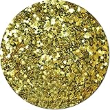 Glitter My World! Jumbo Flake Craft Glitter: 1 lb Jar Gold Bullion