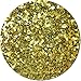 Glitter My World! Jumbo Flake Craft Glitter: 1 lb Jar Gold Bullion