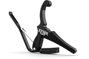Kyser Musical Products Quick-Change Capo, KGEBA, Black - For Electric Guitars, Made in USA, Quality, Strong, Lightweight, Quick & Easy Key Changes, Innovative, Perfect Fit for Electrics