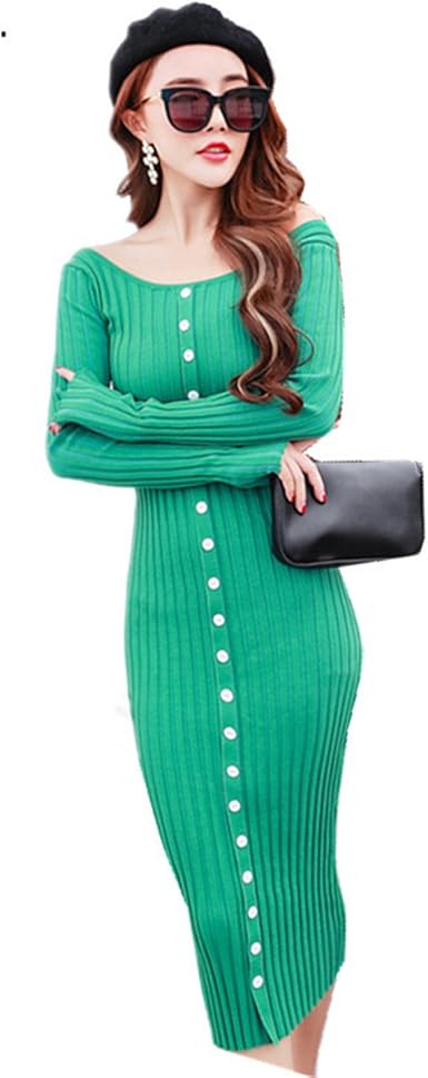 emerald sweater dress