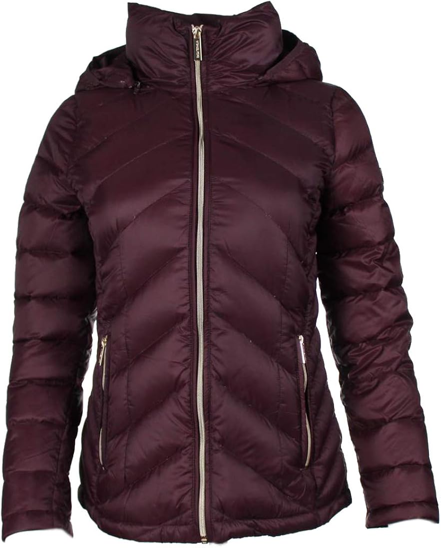 Michael Kors Damen Daunen Jacke Weinrot Wein S Amazon de Bekleidung