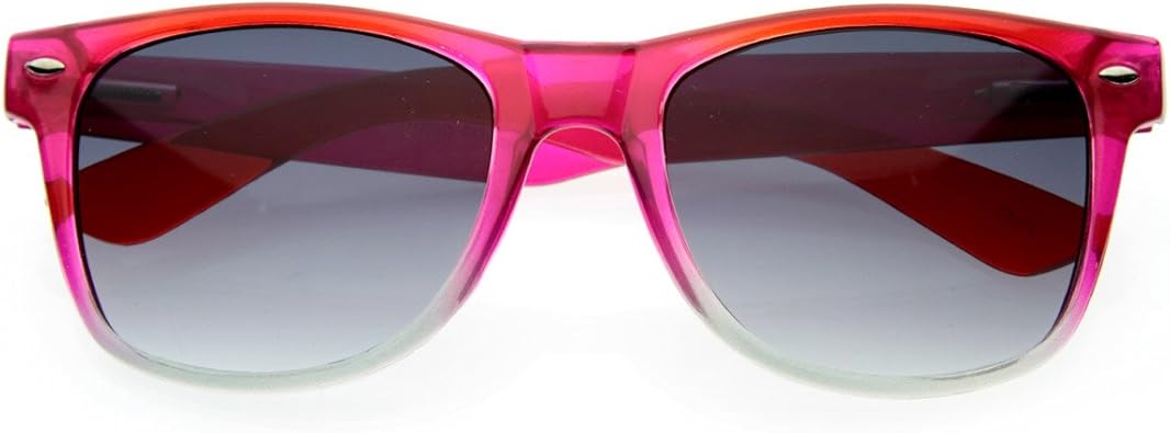 pink rimmed sunglasses