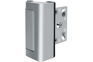 QVYQVY Home Security Door Lock, Childproof Door Reinforcement Lock with 3" Stop, Withstands 800 lbs for Inward Swinging Doors, Easy Install, Night Locks for Home Protection Defend Your Home Kids