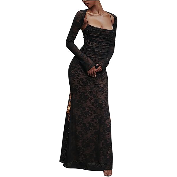 Amazon.com: Generic Shawl Drawstring Lace Maxi Dress, 2 Piece Corset Capelet Floral Soft Mesh Sexy Evening Dress (Black,XS), X-Small : Clothing, Shoes & Jewelry Amazon.com: Generic Shawl Drawstring Lace Maxi Dress, 2 Piece Corset Capelet Floral Soft Mesh Sexy Evening Dress (Black,XS), X-Small : Clothing, Shoes & Jewelry