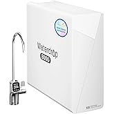 Waterdrop X8-Basic Reverse Osmosis System, NSF/ANSI 42&58&372 Certified, 800 GPD Tankless RO Water Filter, 9-Stage Filtration