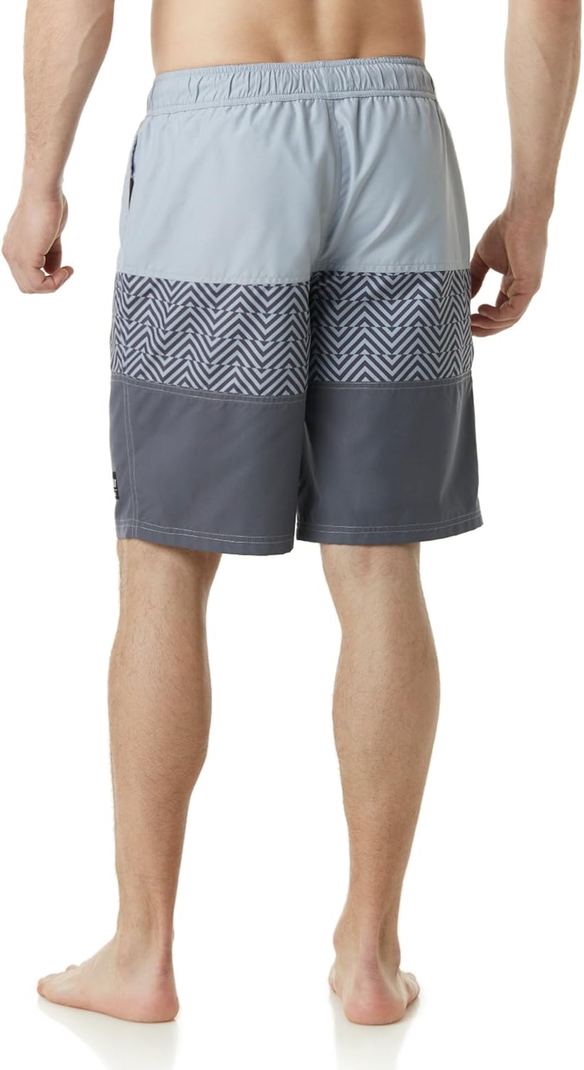 TSLA Men's 11 Inches Swim Trunks, Quick Dry Beach Board Shorts, Bathing Suits with Inner Mesh Lining and Pockets: Clothing