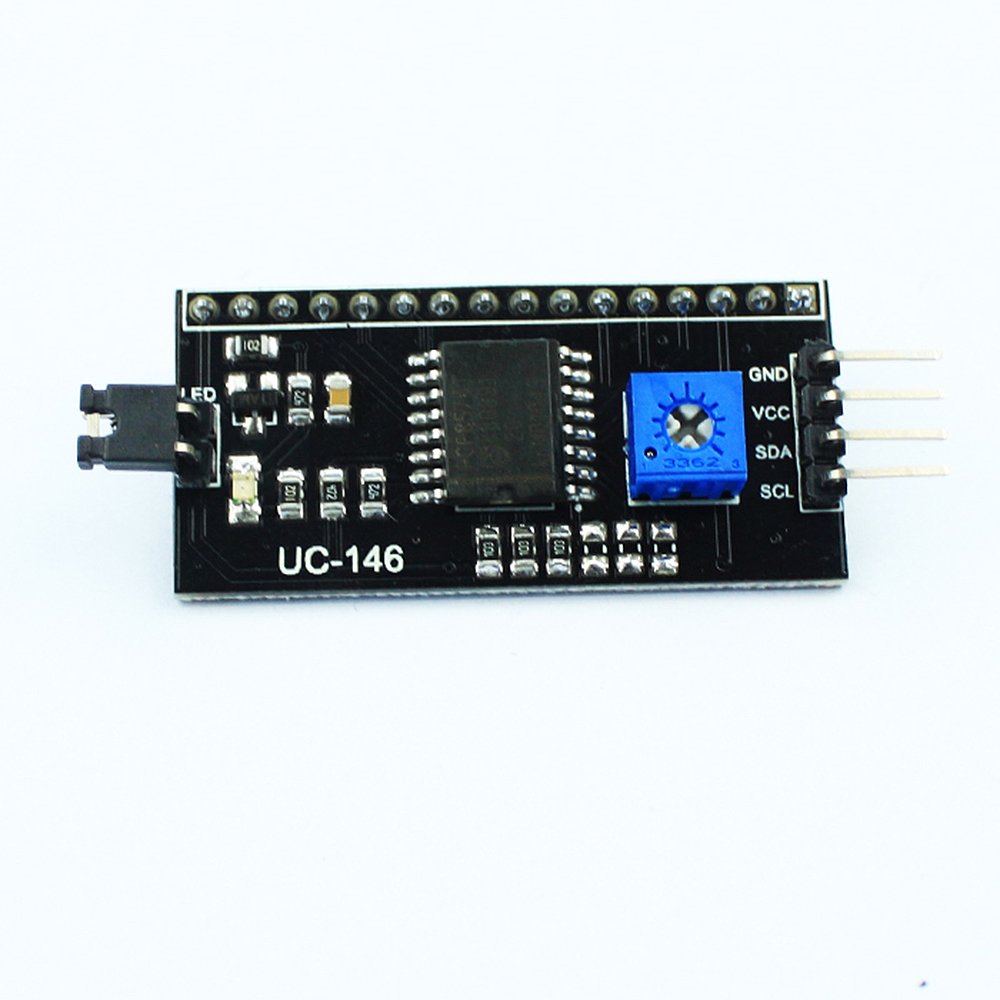 Arducam-1602-16x2-Serial-HD44780-Character-LCD-Board-Display-with-White-on-Blue-Backlight-5V-with-IICI2C-Serial-Interface-Adapter-Module-for-Arduino