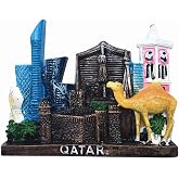 3D Qatar Fridge Magnet Travel Souvenir Gift Home Kitchen Refrigerator Decoration Magnetic Sticker Craft Collection