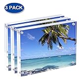 Display4top Acrylic Magnet Photo Frame Double Sided