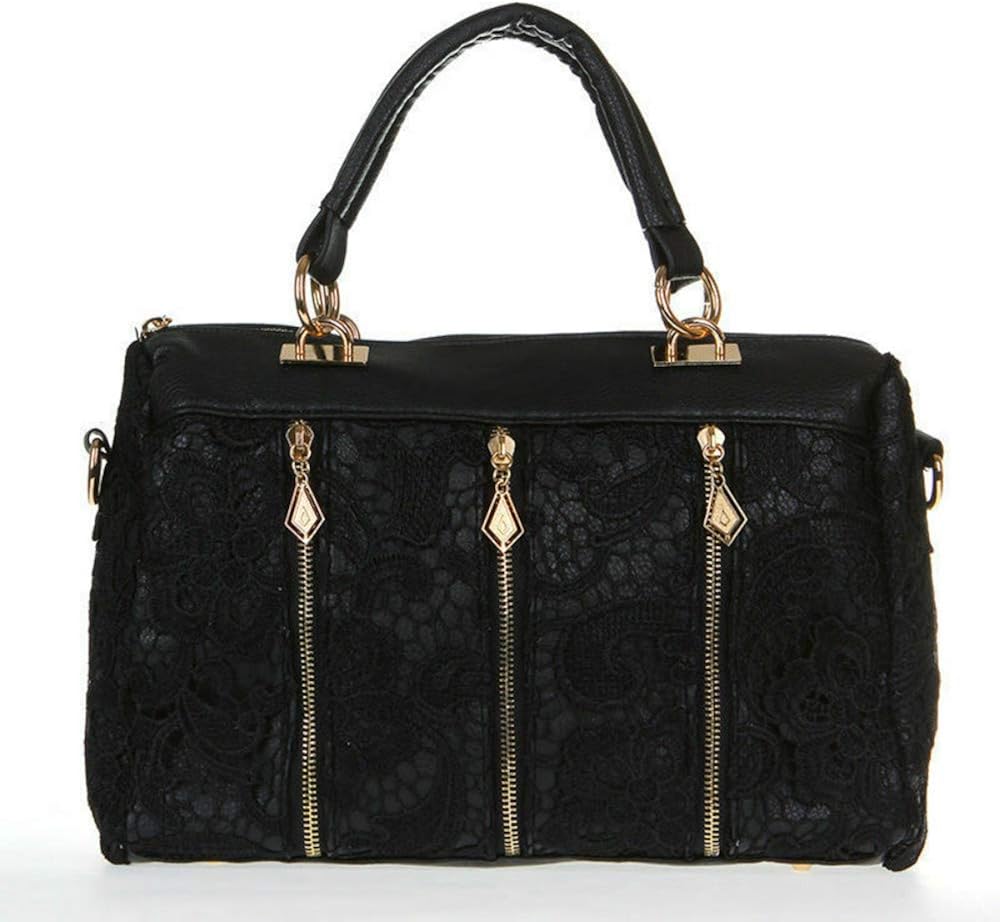 HuiYStar Damen Clutch PU-Leder - Gewebte Abendtasche Mit Kette Für Hochzeiten