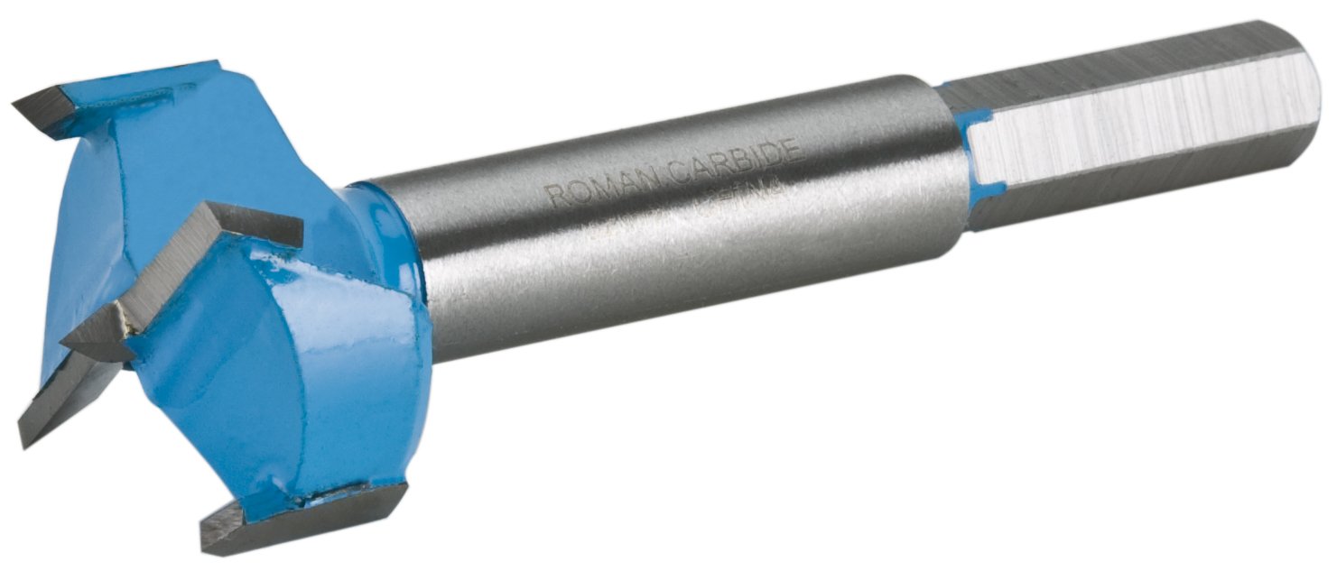 Roman Carbide DC1900 Carbide Forstner Bit, 32mm