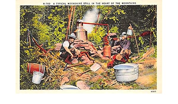 A Typical Moonshine Still In The Heart Of The Mountains Postcard