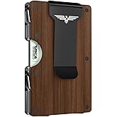 Lenvoten Upgraded Hinged Minimalist Wallet for Men | Slim Metal RFID Blocking Wallet | Credit Card Holder & Money Clip Holds 20 Cards | Premium Scratch-Resistant Finish | Ideal Gift for Men