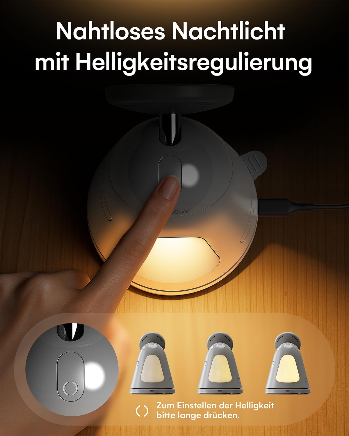 3 in1 Ladestation für Apple-Geräte, Qi2 Mag-Safe Ladeständer mit Licht, schnelle drahtlose Ladestation für iPhone 17/16/15/14/13/12 & AirPods & iWatch & Pixel 10 & Samsung Galaxy Watch, 30W Adapter 4