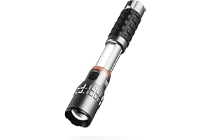 NEBO SLYDE KING Flashlight | High Lumens, Rechargeable COB Work Light & LED Flashlight, Waterproof, Magnetic Base, Great for Camping & Hunting, Includes Charging Cable