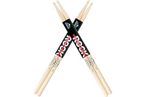 EASTROCK 5A Drum Sticks 2 Pairs Maple Drumsticks for Kids Adults Drummers