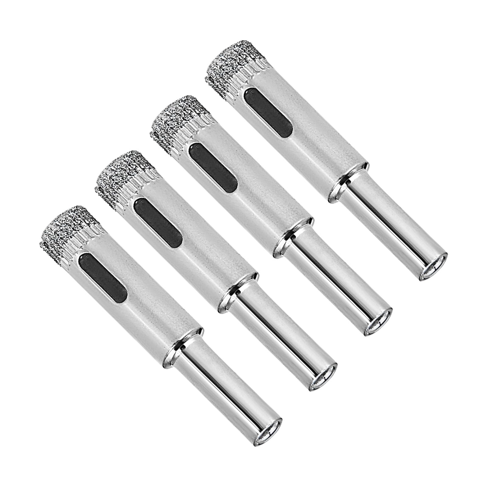 CoCud Diamond Drill Bits, 10mm Cutting Diameter, Nickel-plated Coating Diamond Core Drill Hole Saws - (Applications: for Glass Precision Drilling Bits Tools), 4-Pieces