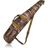 AUMTISC Soft Rifle Gun Case, 41/45/49 Inch Shotgun Carrying Bag for Scoped Rifles with Adjustable Shoulder Sling