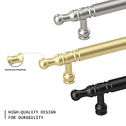homdiy 10 Pack Matte Gold Cabinet Pulls Kitchen