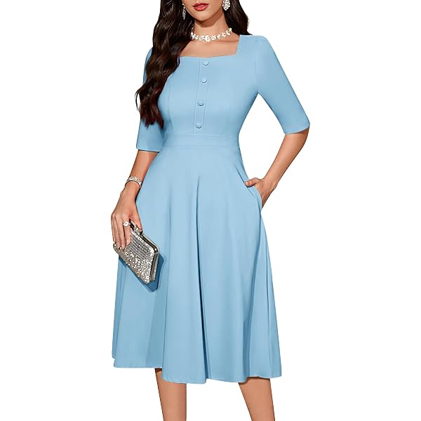 Amazon.com: Middle Elderly Women's Elegant Lace Dress Wedding Guest Dresses  Business Daily Club Party Dress Formal Evening Gowns (Color : Blue, Size :  XXX-Large) : Clothing, Shoes & Jewelry