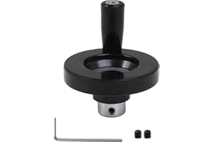 CNBTR 63mm Dia Revolving Handle Hand Wheel for Lathe Milling Machine Lead Screw Rod with Revolving Handle Grip
