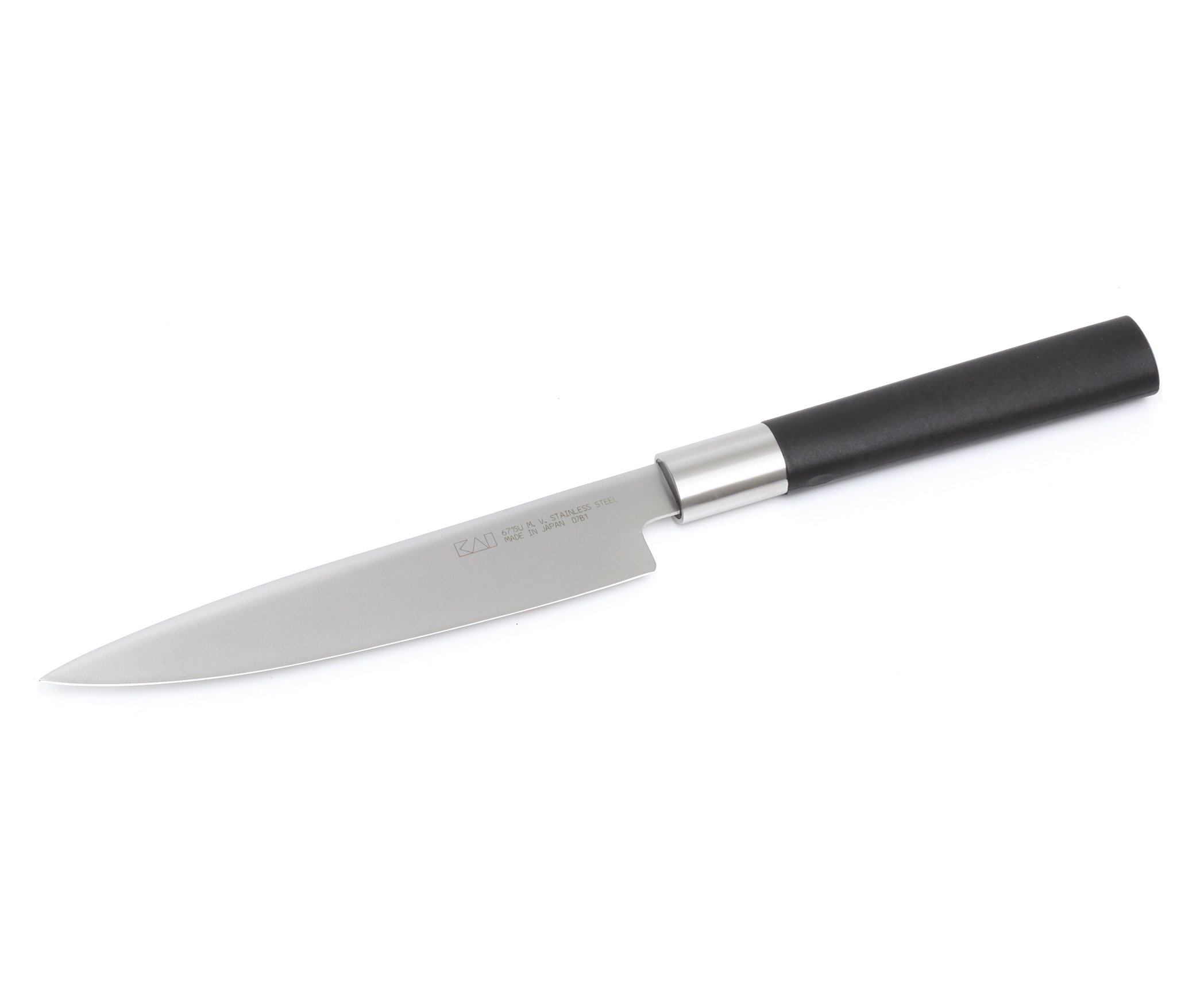 KAI Wasabi Black Utility Knife, 6-Inch, 15 cm — image 1