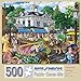 Bits and Pieces - 500 Piece Jigsaw Puzzle -Victorian Spring - Busy Town Center - by Artist Joseph Burgess - 500 pc Jigsaw