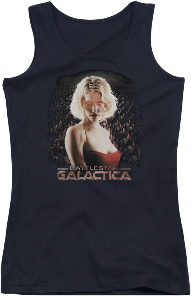 Battlestar Galactica TV Series Number Six's Cylon Legion Juniors Tank Top Shirt