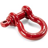 Factor 55 Steel 3/4" Crosby Shackle - Red