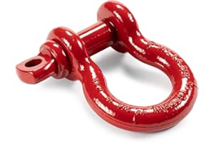Factor 55 Steel 3/4" Crosby Shackle - Red